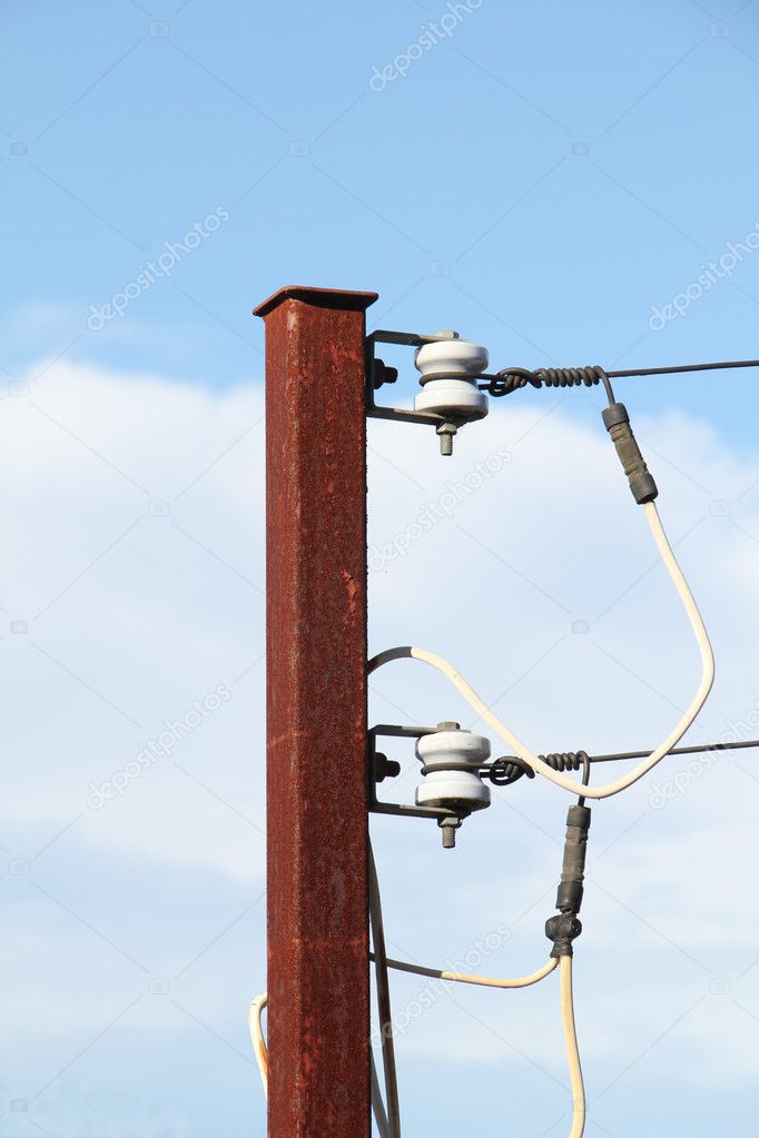 Rusty Power Pole