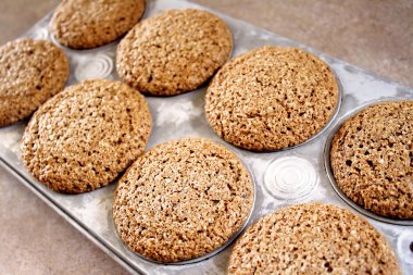 Fresh Baked Bran Muffins clipart