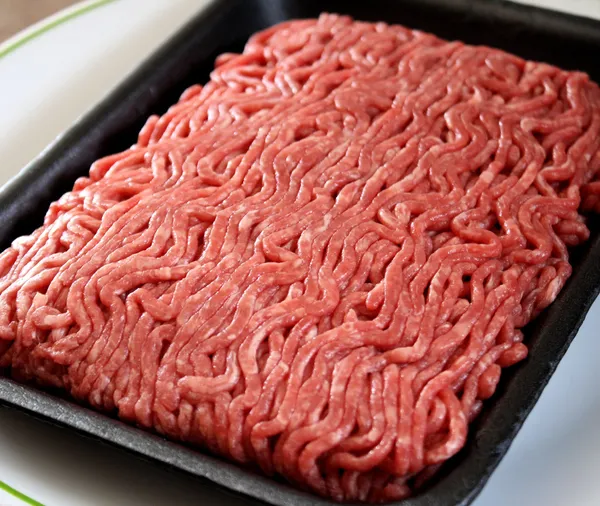 Sovány darált marhahús Stock Kép