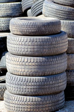Old Used Tires clipart