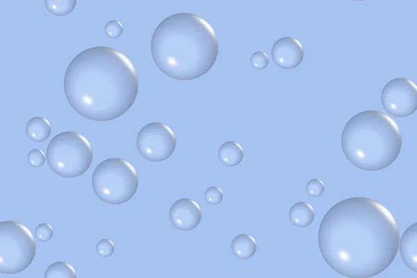 Yüzen bir bubbles — Stok fotoğraf