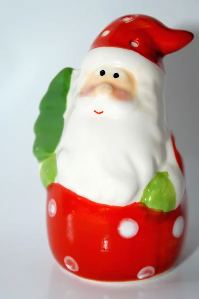 Santa Salt/Pepper Shaker — Stock Photo, Image