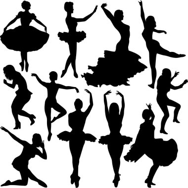 Vector Dancer Silhouettes