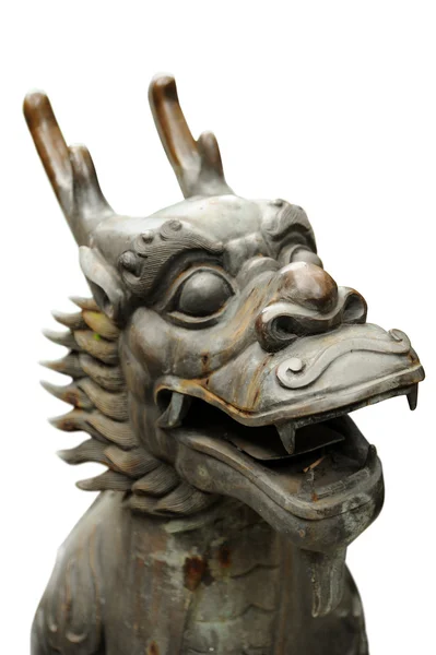 Chinese draak beeldhouwkunst — Stockfoto