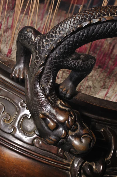 Cabeça de dragão — Fotografia de Stock