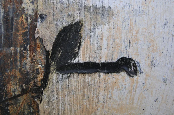 Grunge doku eski duvar — Stok fotoğraf
