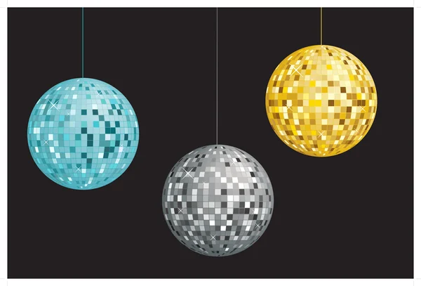 stock vector Disco balls