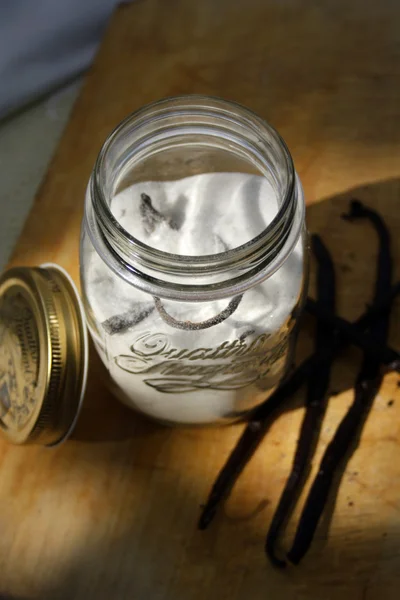 Vanilkový cukr — Stock fotografie