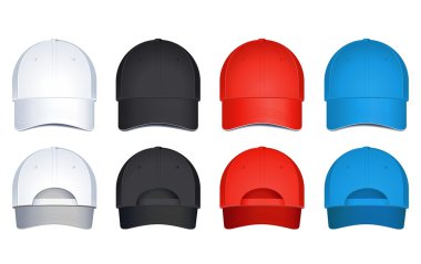 Caps. vector clipart