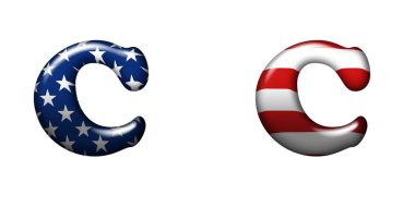 Amerikalı yıldızlar ve çizgiler ISO ile özel tahsilat mektupları