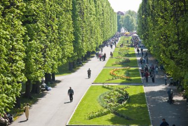 Central park in Olomouc city - Czech republic clipart