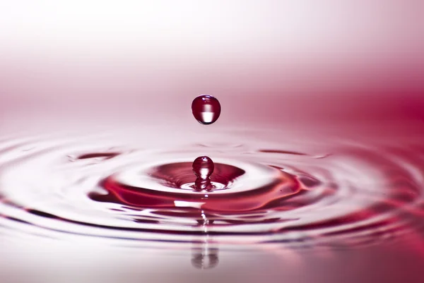 stock image Red water environmental abstract background - red water drop spl