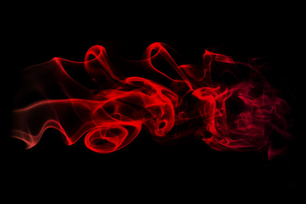 Abstract isolated and colored smoke background - creativity concept
