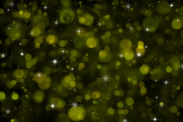 Stock image Green glowing Christmas light abstract background - Merry Christ