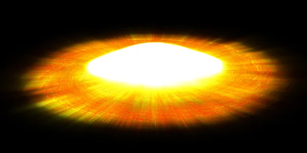 Supernova ster, planeet explosie, abstracte achtergrond — Stockfoto