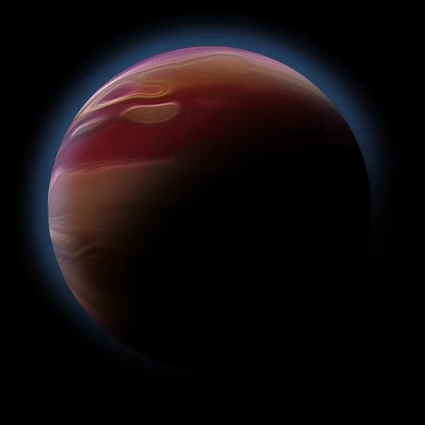 Abstraktní planety sluneční erupce v hlubokém vesmíru - hvězdné mlhoviny znovu — Stock fotografie