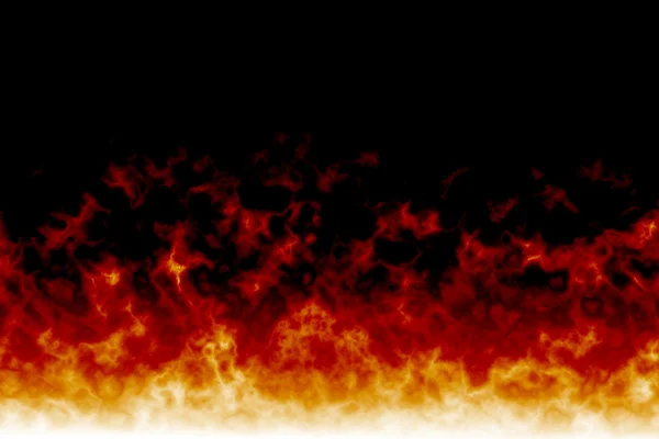 Feuerrückstand mit Schwarzraum — Stockfoto