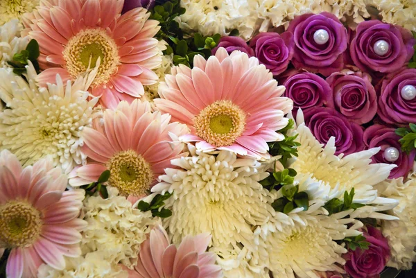 Όμορφο πολύχρωμο φόντο λουλούδι — Φωτογραφία Αρχείου