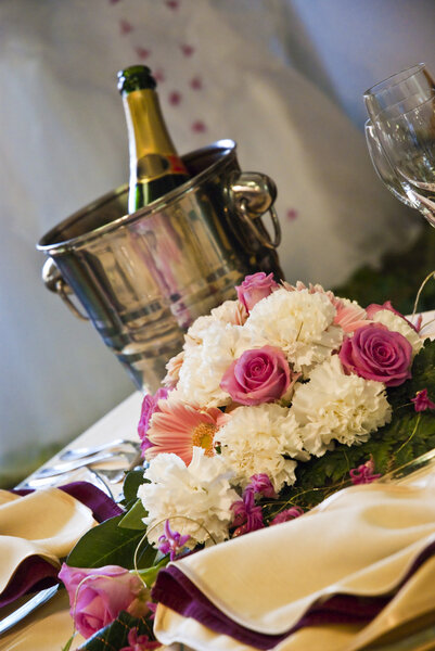 Beautiful wedding table
