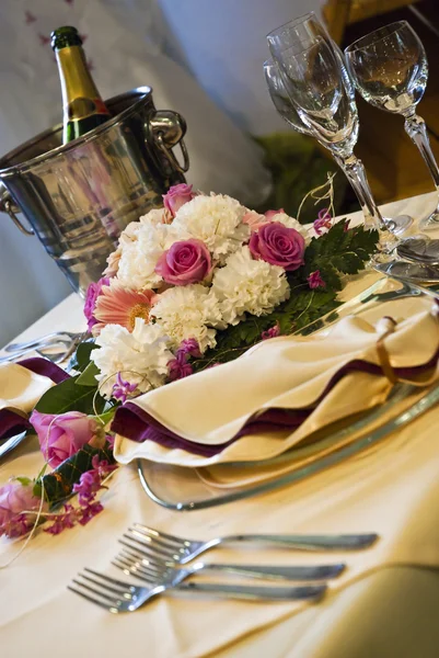 stock image Beautiful wedding table