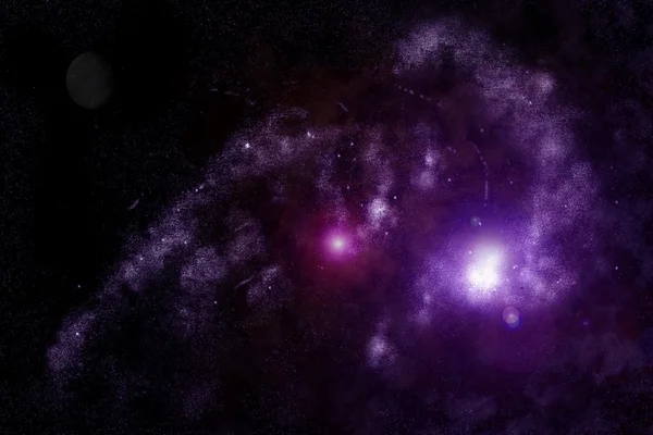 抽象的な宇宙 - 宇宙の星雲 — ストック写真