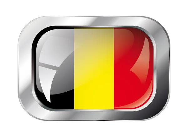 Belgium shiny button flags flags illustration. Изолированная абстракция — стоковый вектор