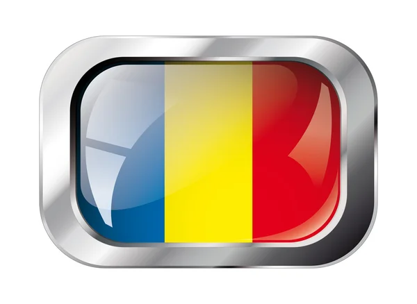 Векторная иллюстрация вектора флага Румынии. Изолированная абстракция — стоковый вектор