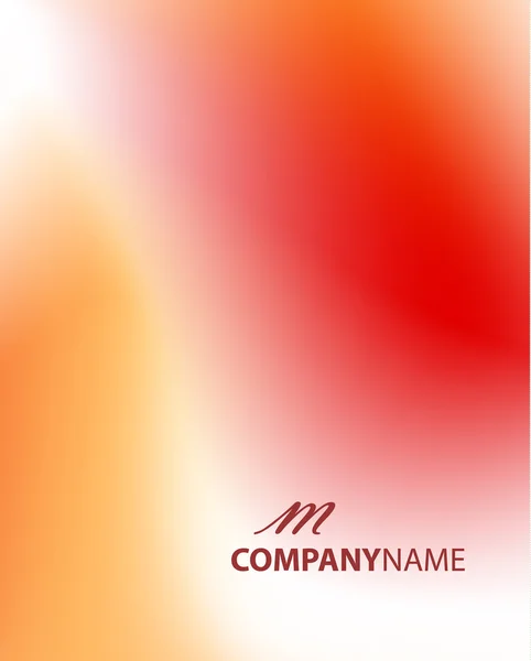 Abstract red and orange background - vector illustration — Stock Vector