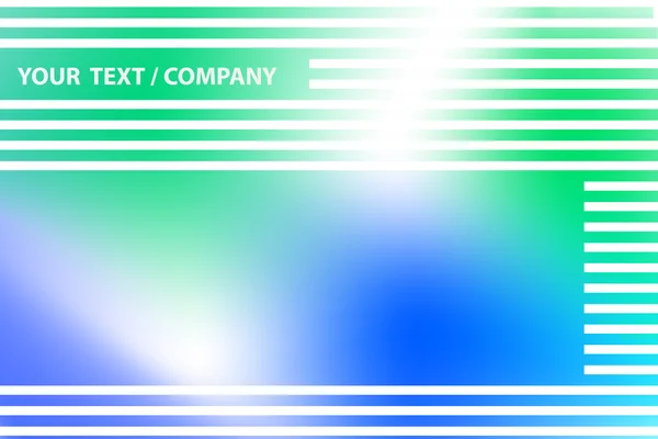 ベクトル抽象的な青と緑の背景 — ストックベクタ
