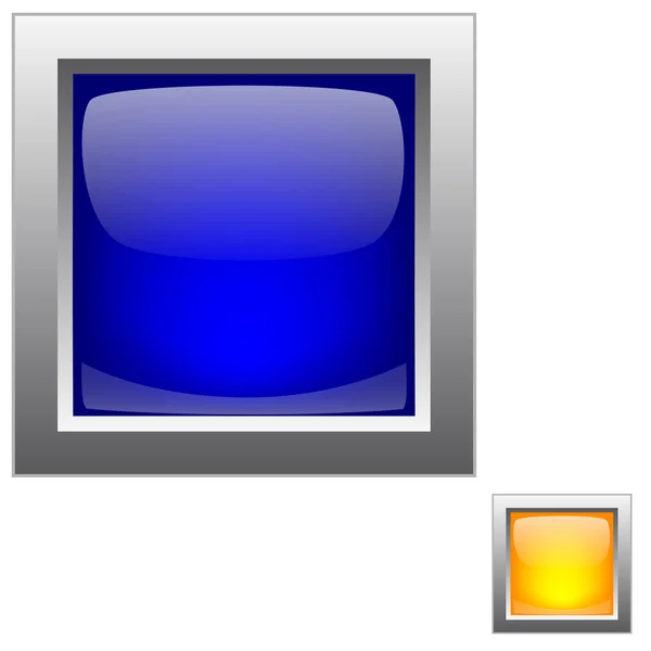Векторна глянсова кнопка для веб-застосунків . — стоковий вектор
