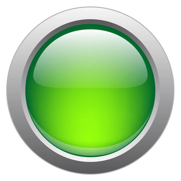 Botón brillante vectorial para aplicaciones web. — Vector de stock