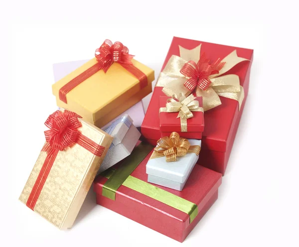Cajas de regalo de Navidad — Foto de Stock