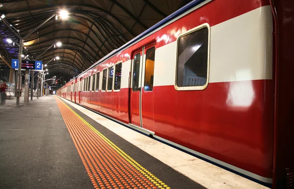 Tren rojo — Foto de Stock