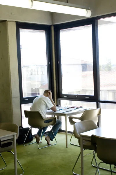 Estudante Estudando — Fotografia de Stock