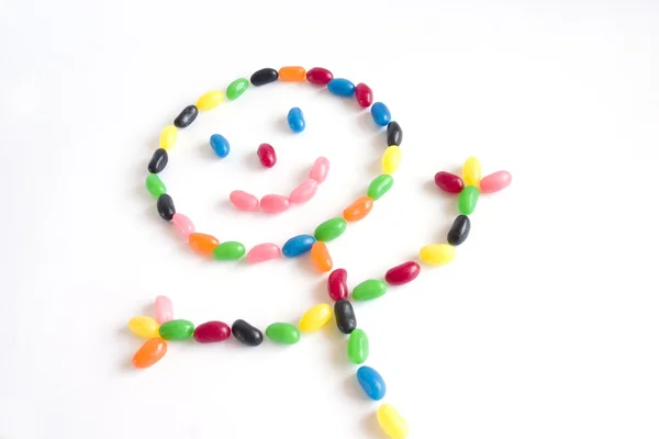 Smiley Jelly Bean — Stockfoto