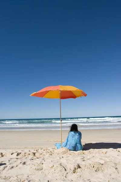 Užívat si na pláži — Stock fotografie