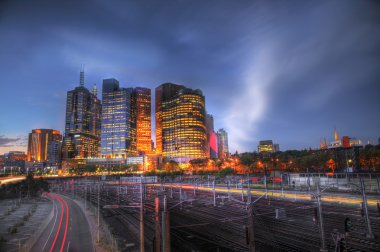 Melbourne manzarası