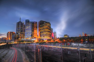Melbourne Skyline clipart