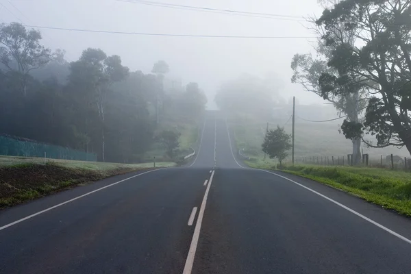 Misty Road — Stock Photo, Image