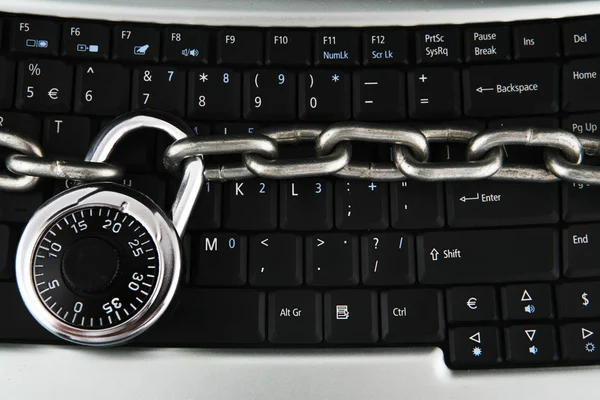 Zablokowana klawiatura — Zdjęcie stockowe