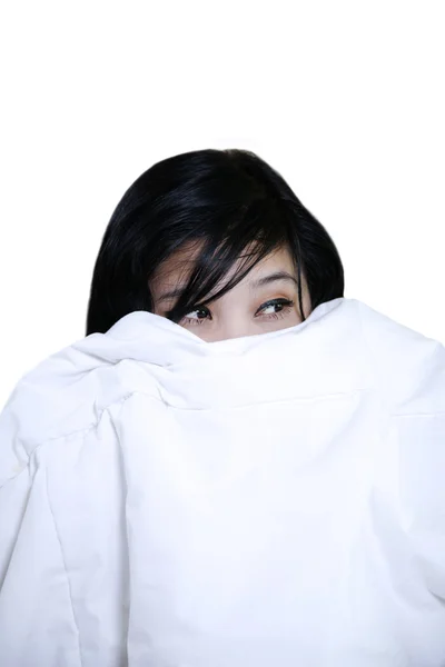 Asyalı kadın depresif — Stok fotoğraf