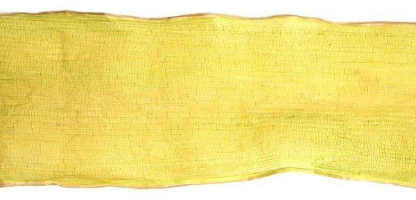 Изолированный сухой банановый лист на белом — стоковое фото