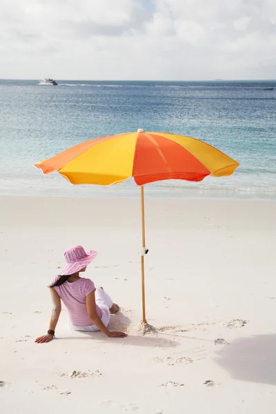 Vacanze in Whitehaven Beach — Foto Stock