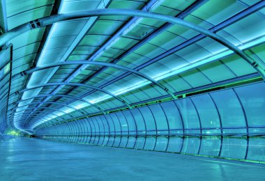 Futuristic tunnel clipart
