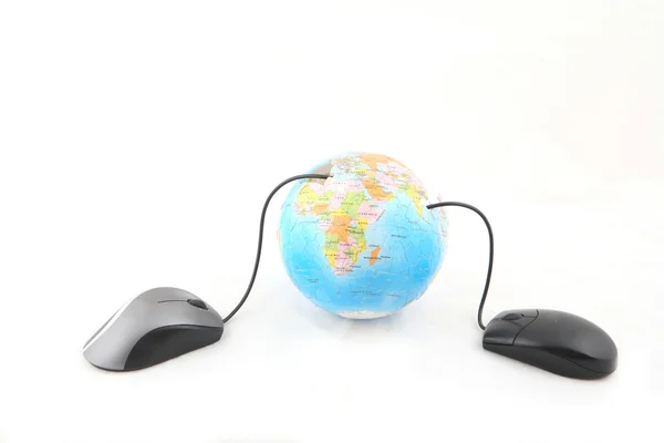 Globe and Mouse — Stock Photo, Image
