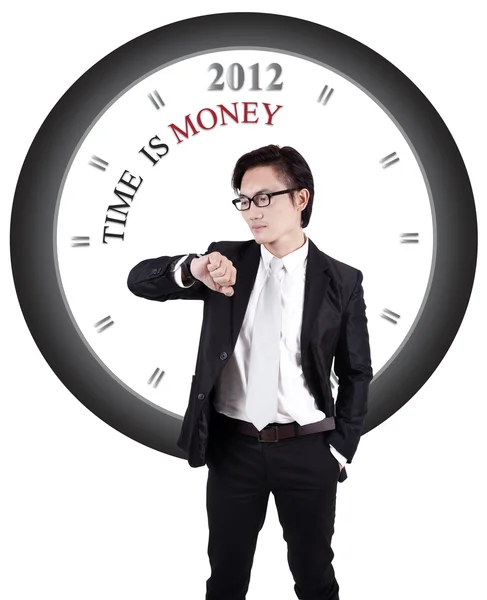 Foto motivacional: El tiempo es dinero — Foto de Stock