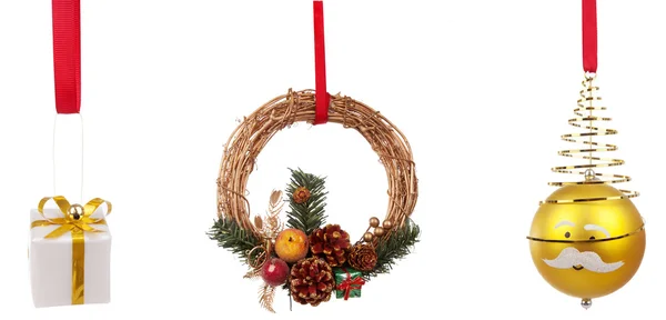 Various Christmas Decorations — Stock Photo, Image