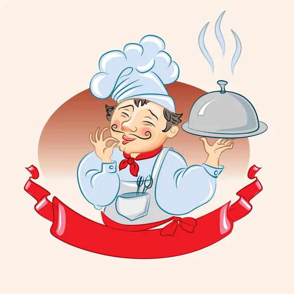 Vettore Cook — Vettoriale Stock