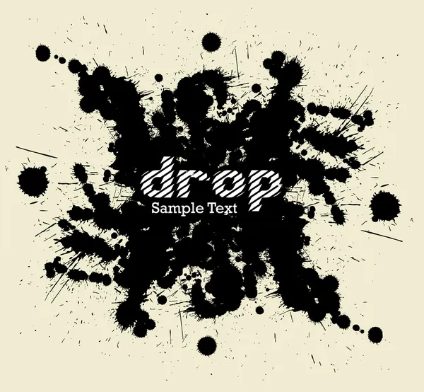 Drop. Vektorillustration — Stockvektor