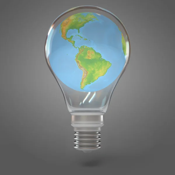 Lamp, world — Stock Photo, Image
